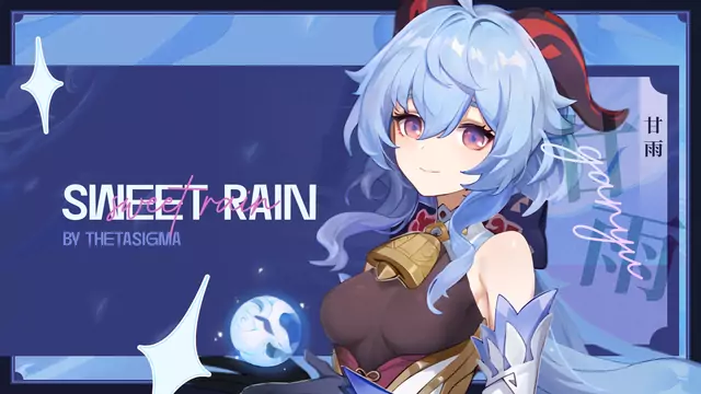 SWEET RAIN - A Ganyu osu! skin