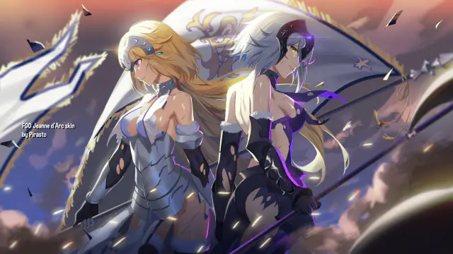 FGO Jeanne d'Arc osu!std skin
