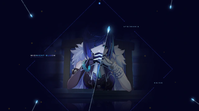Midnight Bloom - A Yelan osu! skin