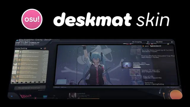 unofficial osu! deskmat skin