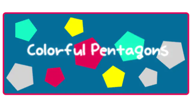 Colorful Pentagons
