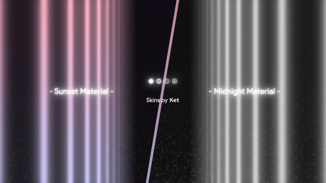 Sunset Material - & - Midnight Material