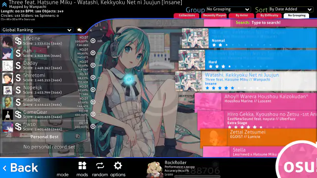 ExMaterial - Flat OSU! skin