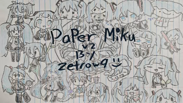 #-Colored paper miku