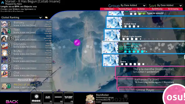 IIDX22 Style Skin for osu!mania mode only
