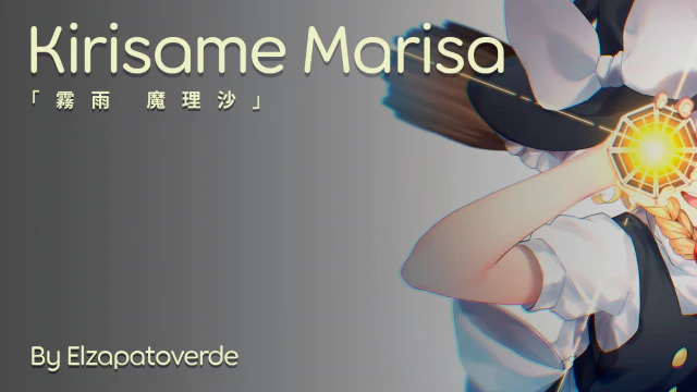 Kirisame Marisa「霧雨 魔理沙」v.2